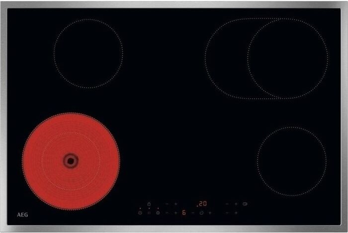 AEG TN84RA06XB 3000 Radiant Hob Keramische Kookplaat