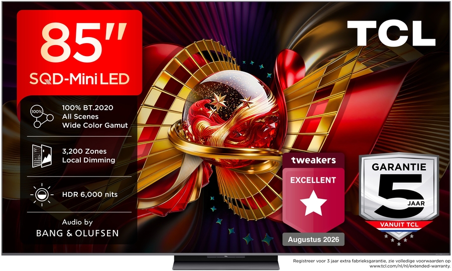 TCL 85C89L SQD Mini LED 4K TV