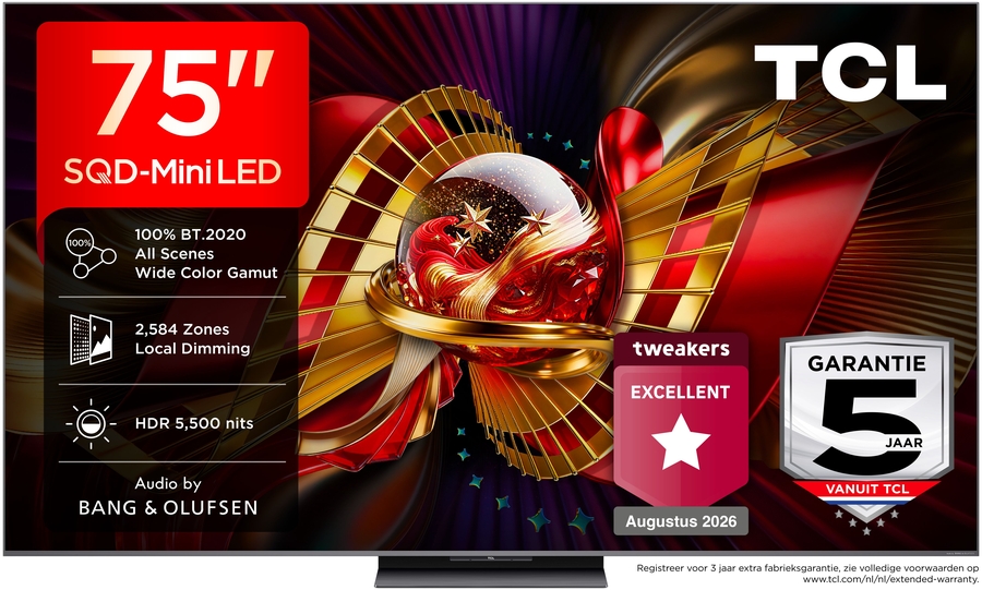TCL 75C89L SQD Mini LED 4K TV
