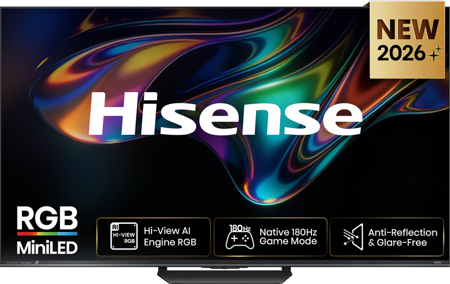 Hisense 55UR8S RGB MiniLED 4K 180Hz Smart TV (2026)