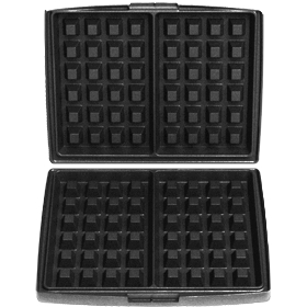 FRITEL 142361 Set bakplaten Brusselse/Luikse wafels 4 x 6