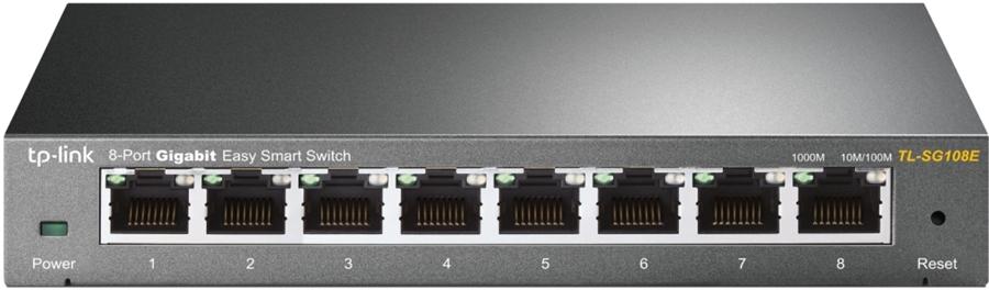 TP-LINK TL-SG108E Gigabit 8 poorts switch Smart Managed