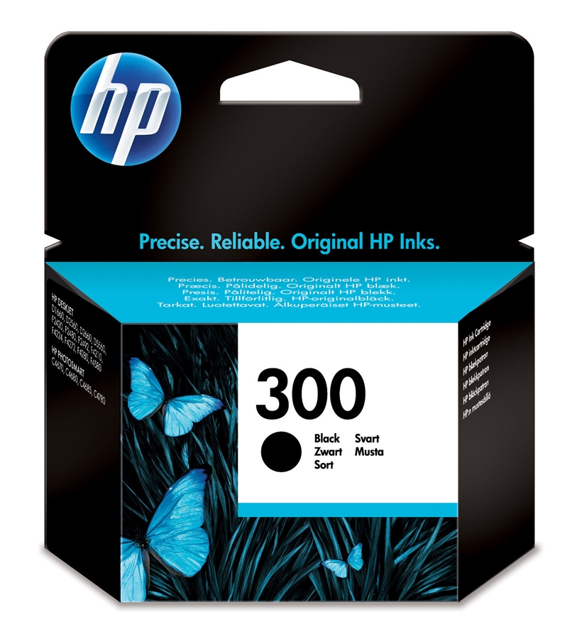 Hewlett Packard HP 300 ink black zwart