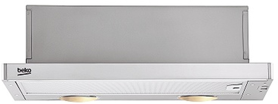 Beko CTB6250X Vlakscherm Afzuigkap - Geïntegreerd - Zilver