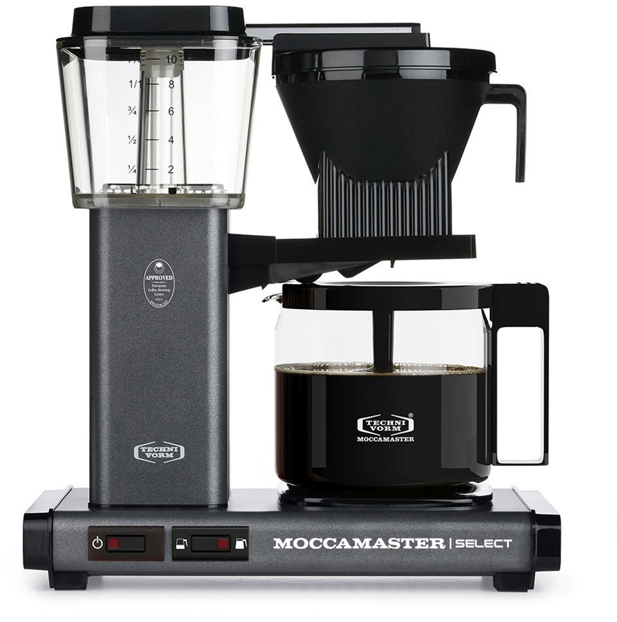 Moccamaster KBG Select Stone Grey koffiezetapparaat