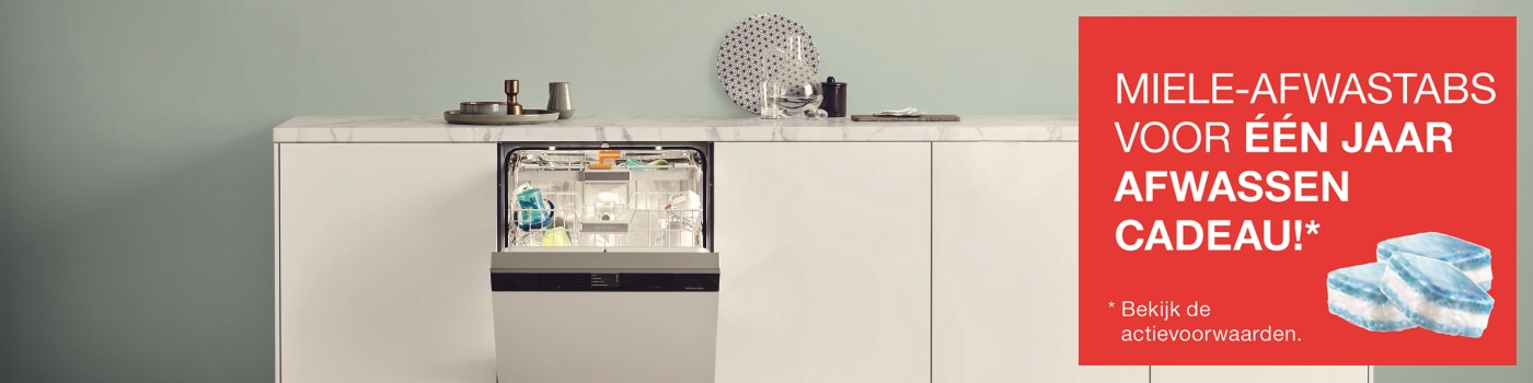 Miele serie G 6000 EcoFlex vaatwasser | UltraTabs Multi cadeau