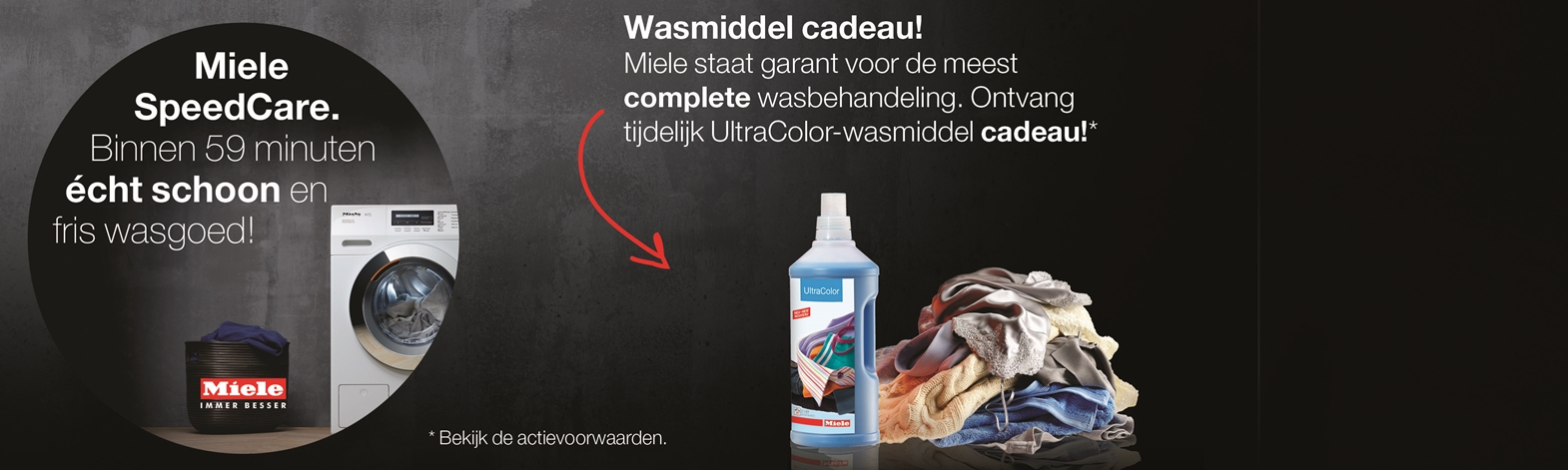 UltraColor-wasmiddel cadeau | Miele SpeedCare wasmachine | EP.nl