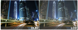 contrast oled tv's
