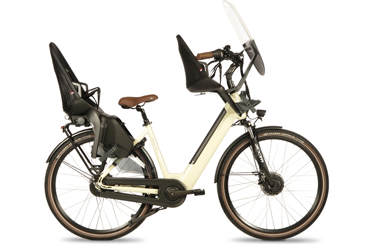 Fongers Nuevo FM Moederfiets 594 Wh Kiezelgrijs