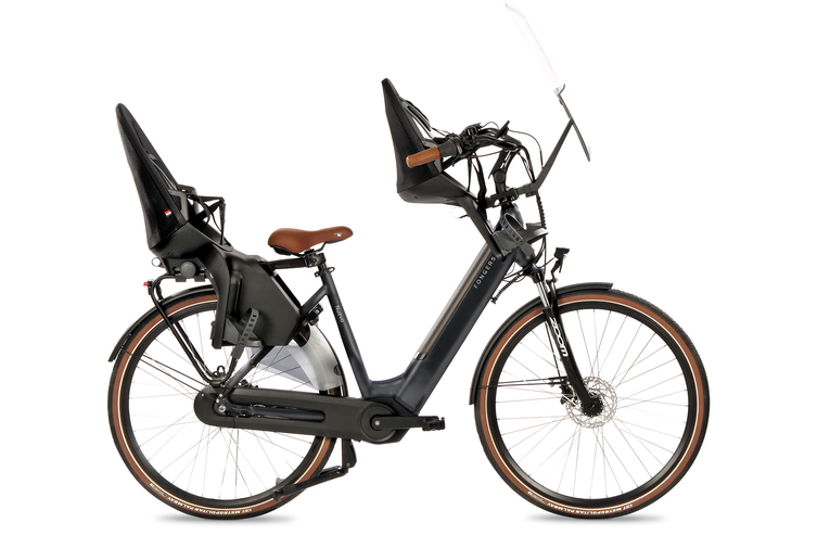 Fongers Nuevo Moederfiets 360 Wh Zwart