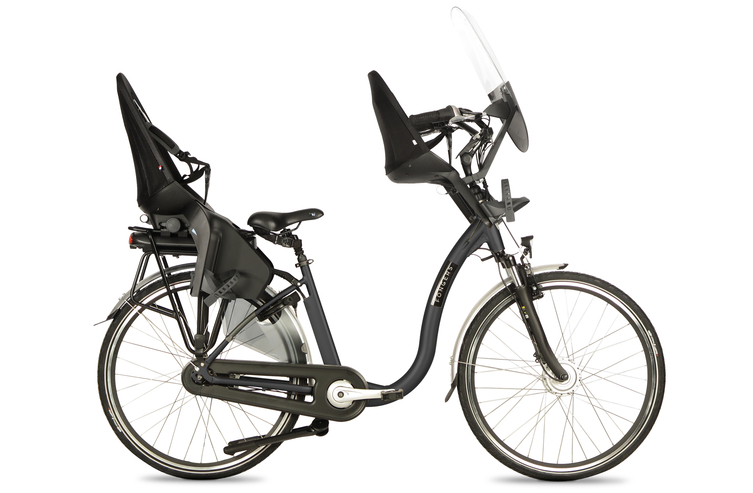 Fongers Comfort Moederfiets 540 Wh Mat Zwart