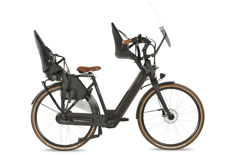 Fongers Nuevo Plus N8 Moederfiets 360 Wh Zwart