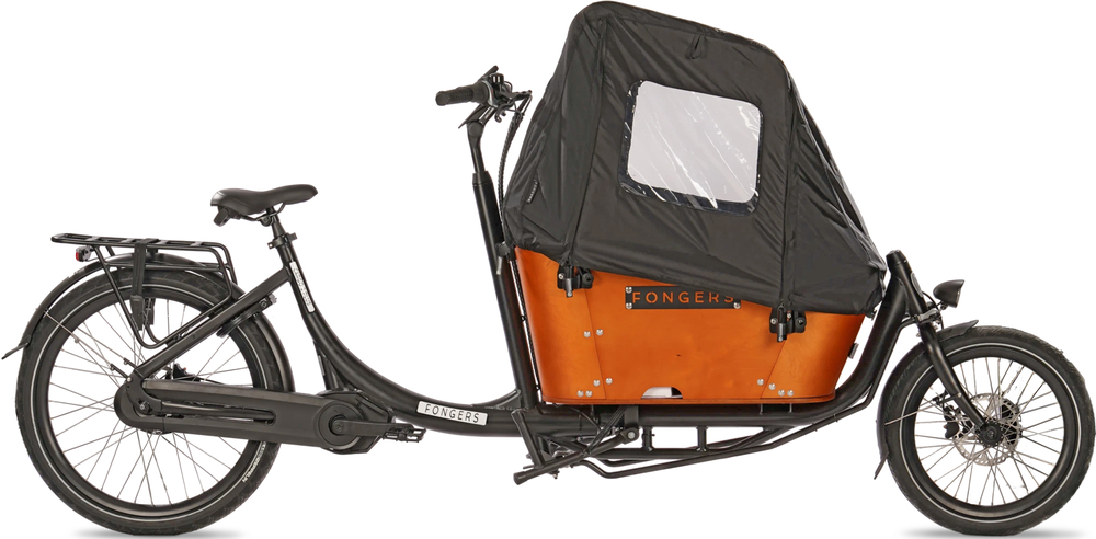 Fongers Cargo 2 Plus 468 Wh Zwart/Bruin Deluxe