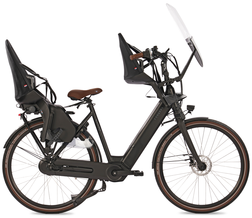 Fongers Nuevo Plus N8 Moederfiets 360 Wh Zwart
