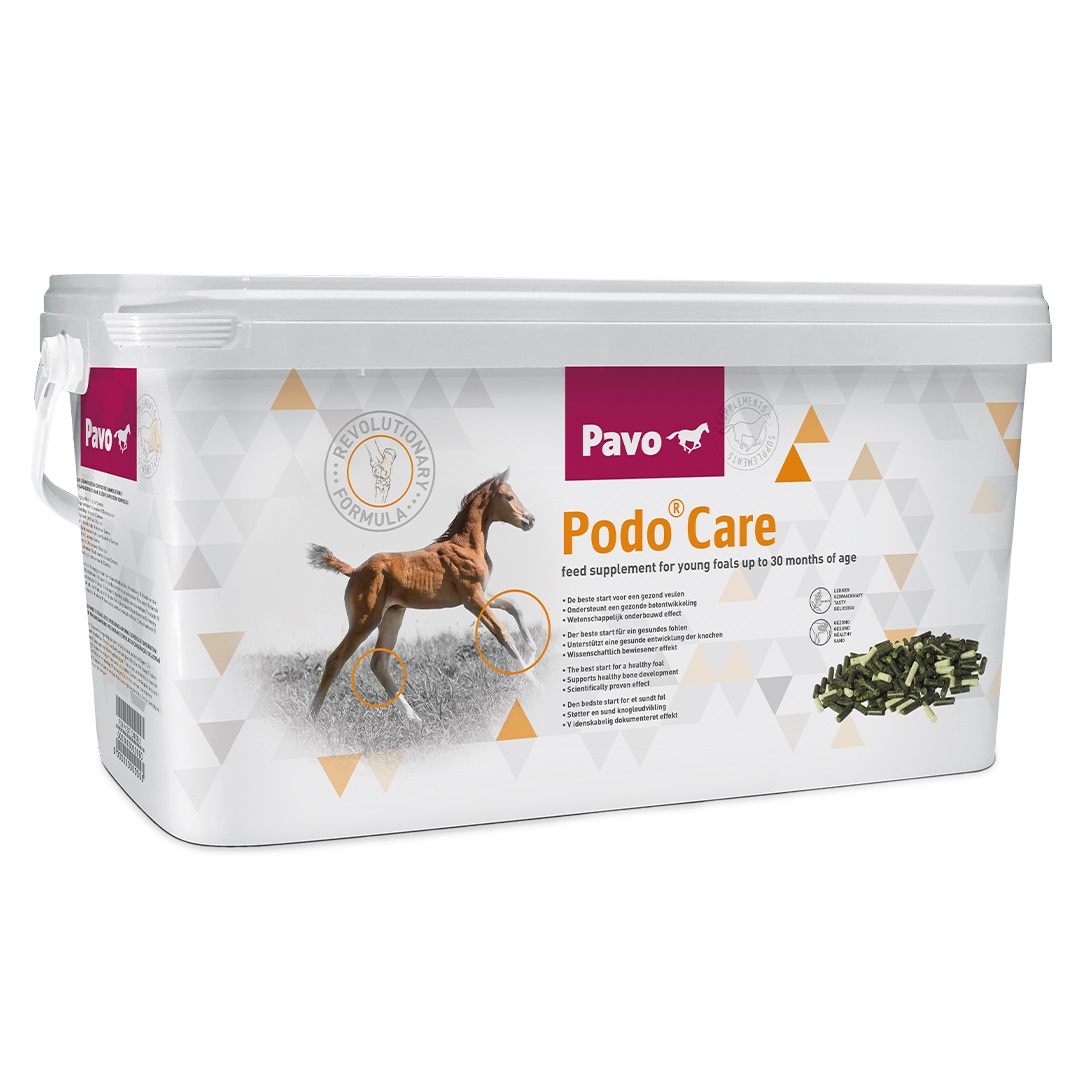 Pavo Podo®Care_8KG_Vollwertiges Mineralfutter für heranwachsende Fohlen und tragende Stuten