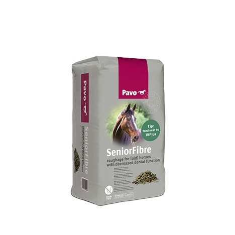 Pavo SeniorFibre_12KG_Raufutter für (alte) Pferde mit eingeschränkter Zahnfunktion