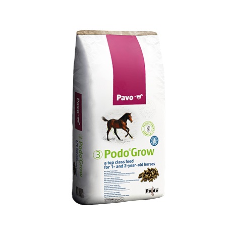 Pavo Podo®Grow_20KG_Högkvalitativt foder för unghästar