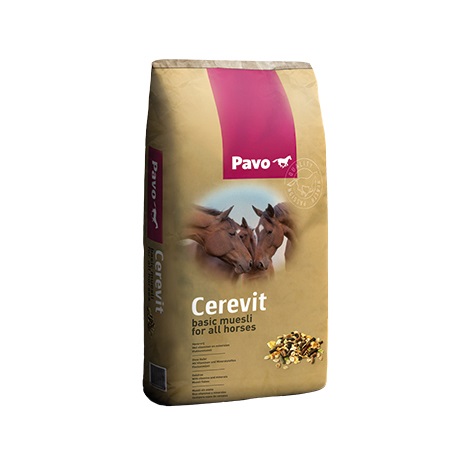 Pavo Cerevit_15KG_Komplett basmüsli för alla hästar och ponnyer