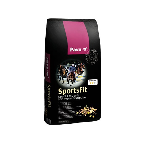 Pavo SportsFit_15KG_Sportmüsli för hästar i alla discipliner