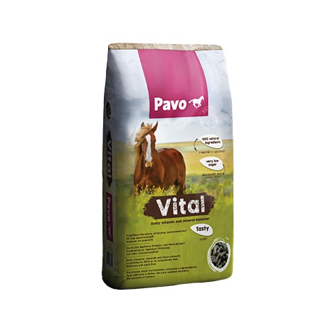 Pavo Vital_20KG_Besonders schmackhafte Mineralfutter Pellets für alle Pferde und Ponys