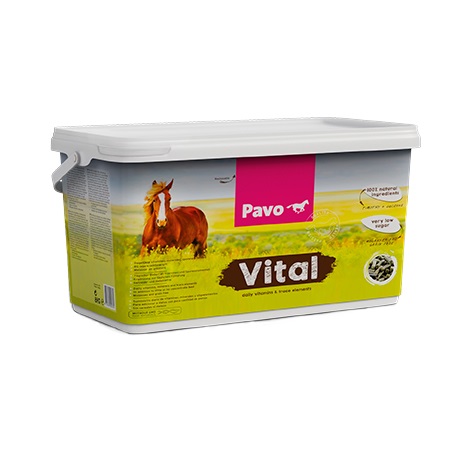Pavo Vital_8KG_Besonders schmackhafte Mineralfutter Pellets für alle Pferde und Ponys