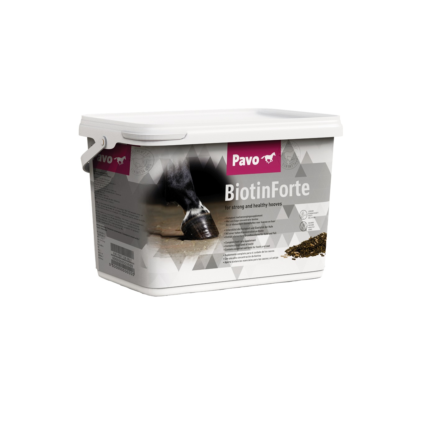 Pavo BiotinForte_3KG_For strong and elastic hooves