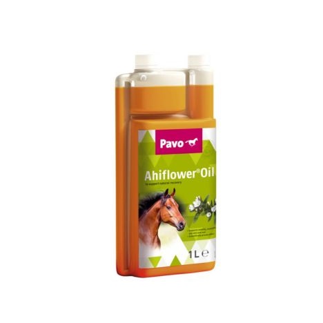 Pavo Ahiflower®Oil_nullKG_Naturlig, växtbaserad olja som stöttar hästens allmänna hälsa