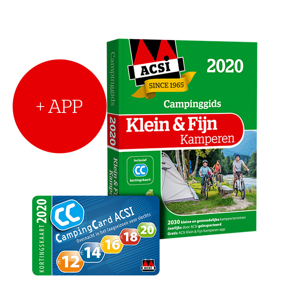 Acsi Klein & Fijn Kamperen Gids 2020 + App