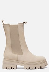 Tamaris Chelsea boots beige Leer 182402