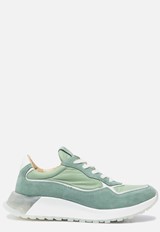 Aqa Sneakers groen Suede