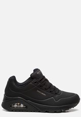 Skechers Uno Stand On Air Sneakers zwart Textiel
