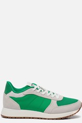 Woden Ronja Sneakers groen Textiel