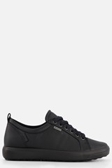 Ecco Soft 7 W Sneakers zwart Leer
