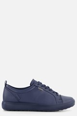 Ecco Soft 7 W Sneakers blauw Leer