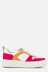 Tamaris Sneakers roze Imitatieleer