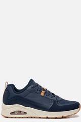 Skechers Uno Layover Sneakers blauw Textiel