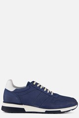 Van Lier Positano Sneakers blauw Nubuck