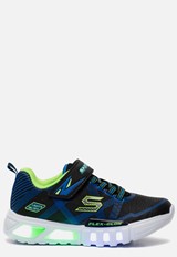 Skechers Flex glow sneakers blauw Textiel 81801