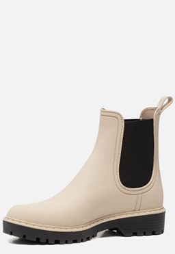 Chelsea boots wit Synthetisch