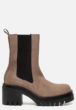 Chelsea boots taupe Leer 192420