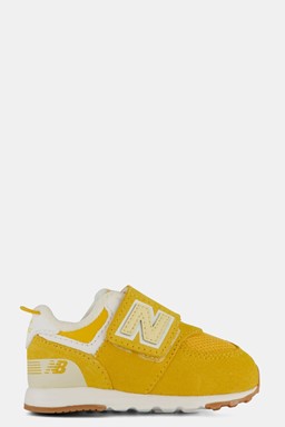 574 Sneakers geel Leer