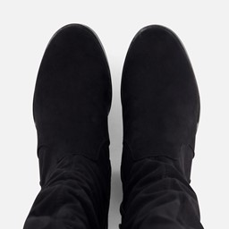 Hoge laarzen zwart Textiel