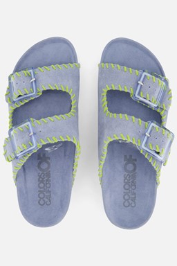 Sandalen blauw Suede