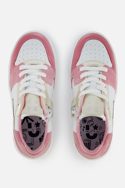 Sneakers roze Leer