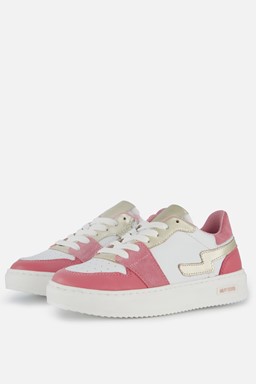 Sneakers roze Leer