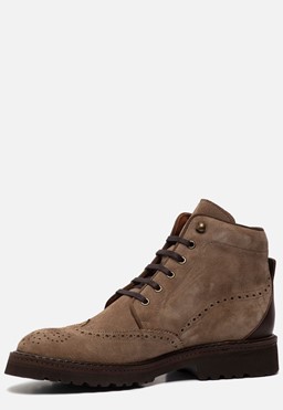 Veterboots taupe Suede 398608