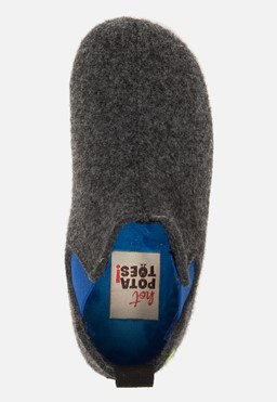 Pantoffels grijs Textiel 750310
