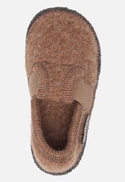 Pantoffels bruin Textiel