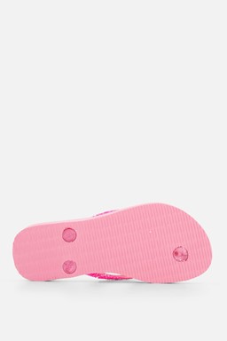 Slim Glitter Slippers roze Rubber