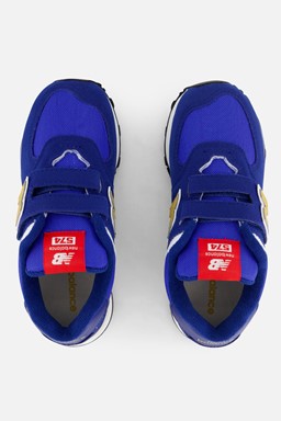 574 Sneakers blauw Textiel